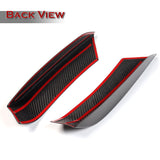 For 2015-2020 BMW M3/M4 F80 F82 F83 Real Carbon Fiber Front Bumper Body Splitter Canard Lip 2PCS