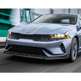 For 2021-2024 Kia Optima K5 3-PCS  Matt Black Front Bumper Body Splitter Spoiler Lip