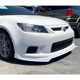 For 2011-2013 Scion TC V-Style 3-PCS  Painted White Front Bumper Spoiler Splitter Lip