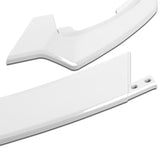For 2021-2025 Tesla Model S Painted White Front Bumper Body Splitter Spoiler Lip 3PCS