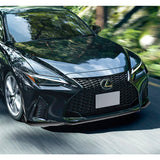 For 2021-2025 Lexus IS350 IS500 F-Sport V-Style 3-PCS Painted Black Front Bumper Lip