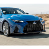 For 2021-2025 Lexus IS350 IS500 F-Sport V-Style 3-PCS  Carbon Fiber Front Bumper Lip