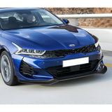For 2021-2024 Kia K5 GT-Line STP-Style 3-PCS Carbon Painted Front Bumper Spoiler Lip