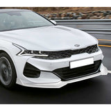 For 2021-2024 Kia K5 GT-Line STP-Style 3-PCS Painted White Front Bumper Spoiler Lip