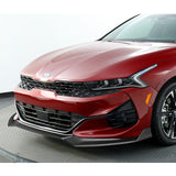 For 2021-2024 Kia K5 GT-Line STP-Style 3-PCS Matt Black Front Bumper Body Spoiler Lip