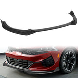 For 2021-2024 Kia K5 GT-Line STP-Style 3-PCS Matt Black Front Bumper Body Spoiler Lip