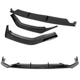 For 2021-2023 Hyundai Elantra N-Line Painted Black Front Bumper Body Splitter Spoiler Lip 3PCS