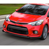 For 2014-2016 Kia Forte Koup Coupe STP-Style 3-PCS Carbon Painted Front Bumper Lip