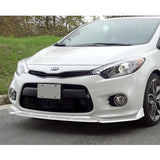 For 2014-2016 Kia Forte Koup Coupe STP-Style 3-PCS Painted White Front Bumper Lip