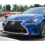 For 2015-2018 Lexus RC300 RC350 AG-Style 3-PCS Carbon Painted Front Bumper Spoiler Lip