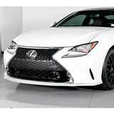 For 2015-2018 Lexus RC300 RC350 AG-Style3-PCS  Painted White Front Bumper Spoiler Lip