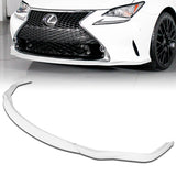 For 2015-2018 Lexus RC300 RC350 AG-Style3-PCS  Painted White Front Bumper Spoiler Lip