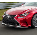 For 2015-2018 Lexus RC300 RC350 AG-Style 3-PCS Matt Black Front Bumper Spoiler Lip