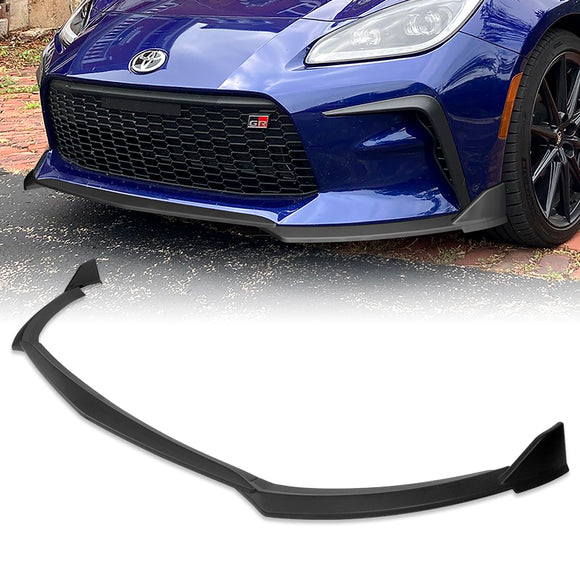 For 2022-2024 Toyota GR86 ST-Style 3-PCS Matt Black Front Bumper Spoiler Splitter Lip