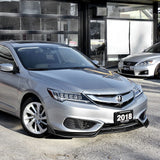 STP-Style For 2016-2018 Acura ILX Front Bumper Body Splitter Spoiler Lip 3PCS -Real Carbon Fiber