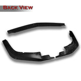 STP-Style For 2016-2018 Acura ILX Front Bumper Body Splitter Spoiler Lip 3PCS -Real Carbon Fiber