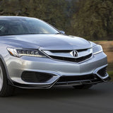 STP-Style For 2016-2018 Acura ILX Front Bumper Body Splitter Spoiler Lip 3PCS -Real Carbon Fiber