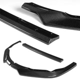For 2022-2025 Subaru WRX ST-Style 3-PCS Carbon Fiber Front Bumper Spoiler Splitter Lip