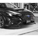For 2022-2025 Subaru WRX ST-Style 3-PCS Carbon Fiber Front Bumper Spoiler Splitter Lip
