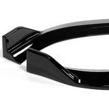 For 2017-2020 Mercedes E-Class W213 Painted Black Front Bumper Body Splitter Spoiler Lip 3PCS