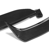 For 2017-2020 Mercedes E-Class W213 Carbon Look Front Bumper Body Splitter Spoiler Lip 3PCS