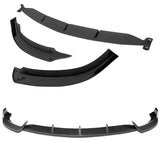 For 2017-2020 Mercedes E-Class W213 Carbon Look Front Bumper Body Splitter Spoiler Lip 3PCS