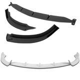 For 2017-2020 Mercedes E-Class W213 Painted White Front Bumper Body Splitter Spoiler Lip 3PCS