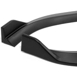 For 2017-2020 Mercedes E-Class W213 Unpainted Matte Black Front Bumper Body Splitter Spoiler Lip 3PCS