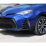 For 2017-2019 Toyota Corolla SE XSE Carbon Look Front Bumper Body Splitter Spoiler Lip 3PCS