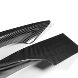 For 2017-2019 Toyota Corolla SE XSE Carbon Look Front Bumper Body Splitter Spoiler Lip 3PCS