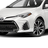 For 2017-2019 Toyota Corolla SE XSE Painted White Front Bumper Body Splitter Spoiler Lip 3PCS