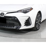 For 2017-2019 Toyota Corolla SE XSE Painted White Front Bumper Body Splitter Spoiler Lip 3PCS