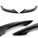 For 2017-2019 Toyota Corolla SE XSE Unpainted Matte Black Front Bumper Body Splitter Spoiler Lip 3PCS