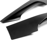 For 2017-2019 Toyota Corolla SE XSE Unpainted Matte Black Front Bumper Body Splitter Spoiler Lip 3PCS