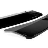 For 2019-2024 Mazda 3 Hatchback 5DR MS-Style Painted Black Front Bumper Body Splitter Spoiler Lip 3PCS