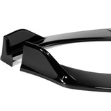 For 2019-2024 Mazda 3 Hatchback 5DR MS-Style Painted Black Front Bumper Body Splitter Spoiler Lip 3PCS