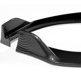 For 2019-2024 Mazda 3 Hatchback 5DR MS-Style Carbon Look Front Bumper Body Splitter Spoiler Lip 3PCS
