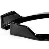 For 2019-2023 Mercedes-Benz A-Class AMG W177 Painted Black Front Bumper Body Splitter Spoiler Lip 3PCS