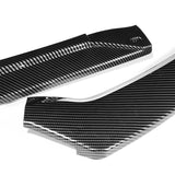 For 2019-2023 Mercedes-Benz A-Class AMG W177 Carbon Look Front Bumper Body Splitter Spoiler Lip 3PCS