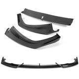 For 2023-2025 BMW 3-Series G20 M-Sport GT-Style Painted Black Front Bumper Body Splitter Spoiler Lip 3PCS