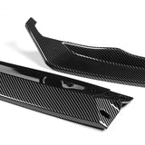 For 2023-2024 BMW 3-Series G20 M-Sport GT-Style Carbon Look Front Bumper Body Splitter Spoiler Lip 3PCS