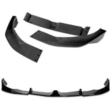 For 2019-2023 BMW X5 G05 M-Sport Painted Black Front Bumper Body Splitter Spoiler Lip 3PCS