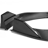 For 2019-2023 BMW X5 G05 M-Sport Carbon Look Front Bumper Body Splitter Spoiler Lip 3PCS