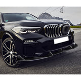 For 2019 - 2023 BMW X5 G05 M-Sport Front Bumper Lip Spoiler Splitter -Real Carbon Fiber