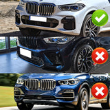 For 2019 - 2023 BMW X5 G05 M-Sport Front Bumper Lip Spoiler Splitter -Real Carbon Fiber