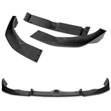 For 2019-2023 BMW X5 G05 M-Sport Unpainted Matte Black Front Bumper Body Splitter Spoiler Lip 3PCS