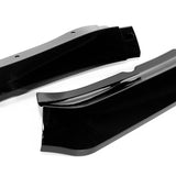 For 2013-2014 Cadillac ATS GT-Style Painted Black Front Bumper Body Splitter Spoiler Lip 3PCS