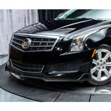 For 2013-2014 Cadillac ATS GT-Style Painted Black Front Bumper Body Splitter Spoiler Lip 3PCS