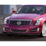 For 2013-2014 Cadillac ATS GT-Style Carbon Look Front Bumper Body Splitter Spoiler Lip 3PCS