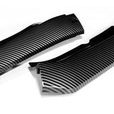 For 2013-2014 Cadillac ATS GT-Style Carbon Look Front Bumper Body Splitter Spoiler Lip 3PCS